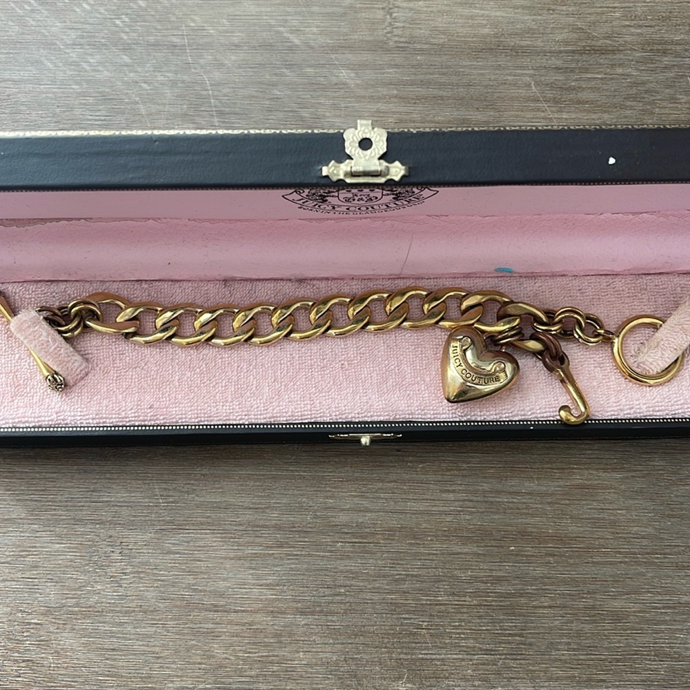 Juicy Couture Gold Charm Bracelet